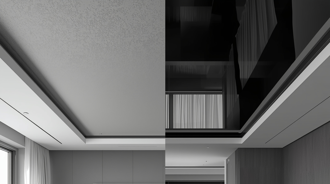 Wealthyiuautomat matte en glanzende stretch plafonds